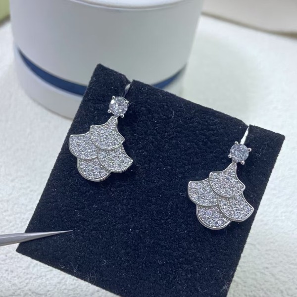 Classic brand graff New high-quality full diamond multi-layer skirt earrings Factory Direct Sales with Free Shipping