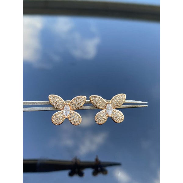 Classic brand graff New high-quality butterfly full diamond earrings Factory Direct Sales with Free Shipping