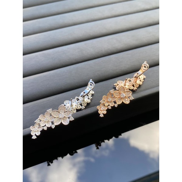 Classic brand graff New high-quality floral full diamond earrings Factory Direct Sales with Free Shipping