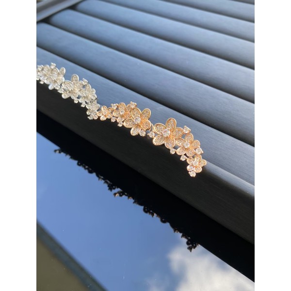 Classic brand graff New high-quality floral full diamond earrings Factory Direct Sales with Free Shipping