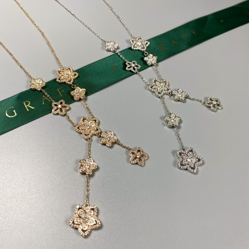 Classic brand graff New high-quality tassel flower necklace factory direct sales free shipping