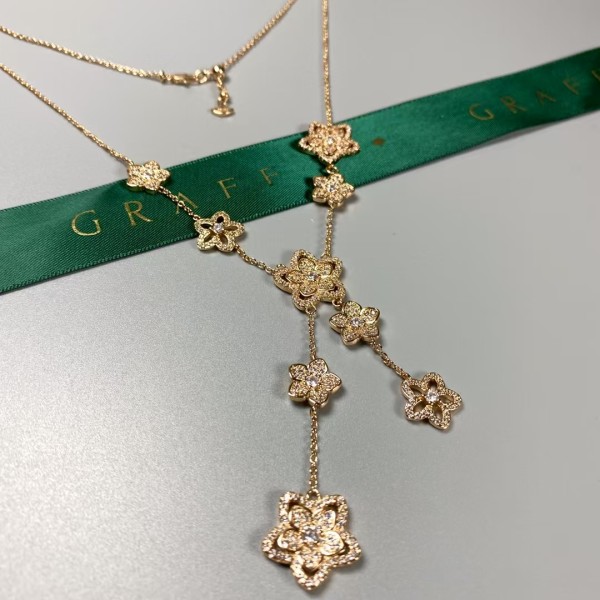 Classic brand graff New high-quality tassel flower necklace factory direct sales free shipping