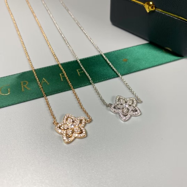 Classic brand graff Flower Full Diamond Necklace factory direct sales free shipping