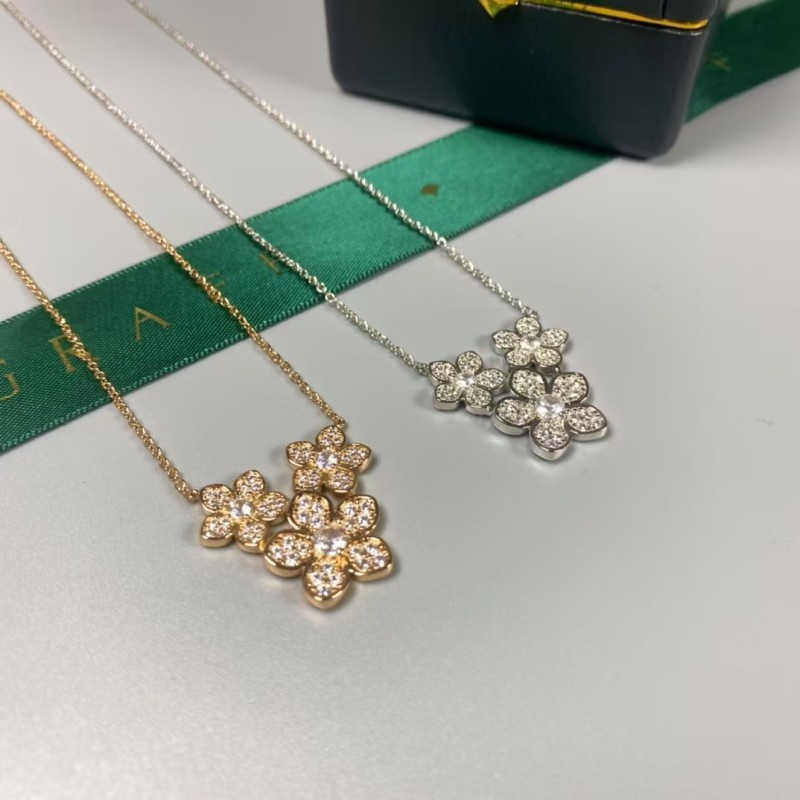 Classic brand graff Three Flower Necklace factory direct sales free shipping