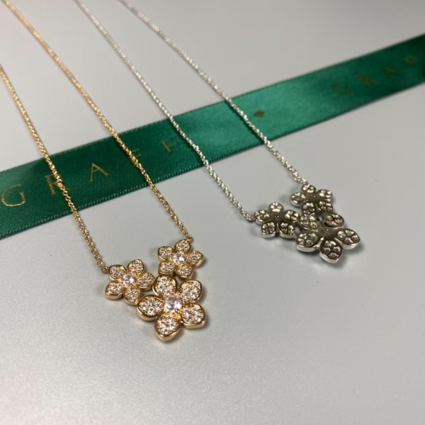 Classic brand graff Three Flower Necklace factory direct sales free shipping