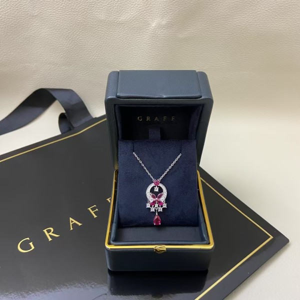 Classic brand graff New Colorful Butterfly Necklace factory direct sales free shipping