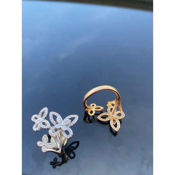 Classic brand graff New high-quality open butterfly ring Factory Direct Sales with Free Shipping
