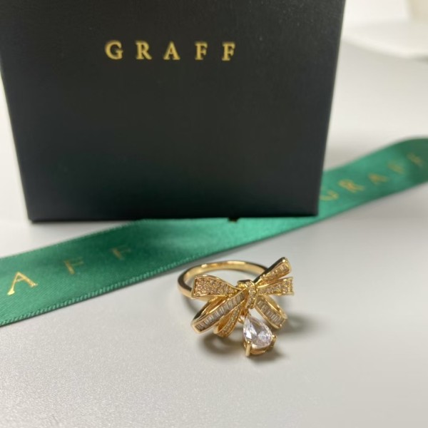 Classic brand graff New High Quality Bow Water Drop Ring Factory Direct Sales with Free Shipping