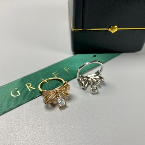 Classic brand graff New High Quality Bow Water Drop Ring Factory Direct Sales with Free Shipping