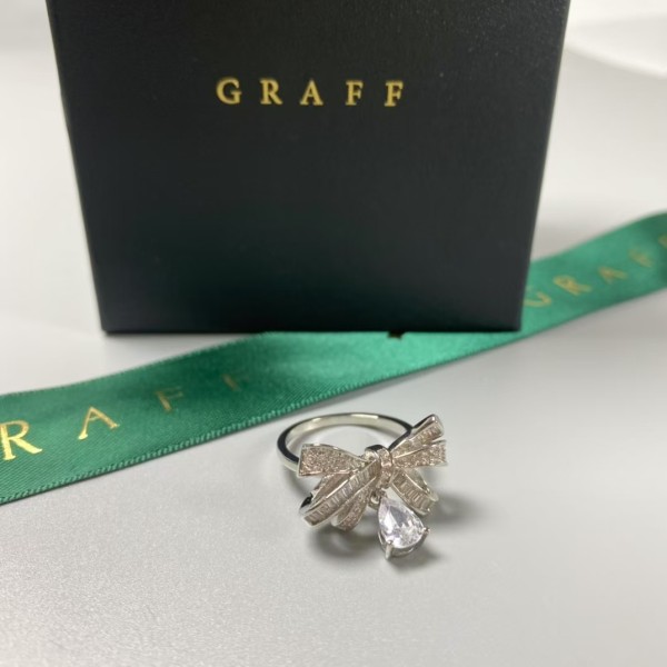 Classic brand graff New High Quality Bow Water Drop Ring Factory Direct Sales with Free Shipping